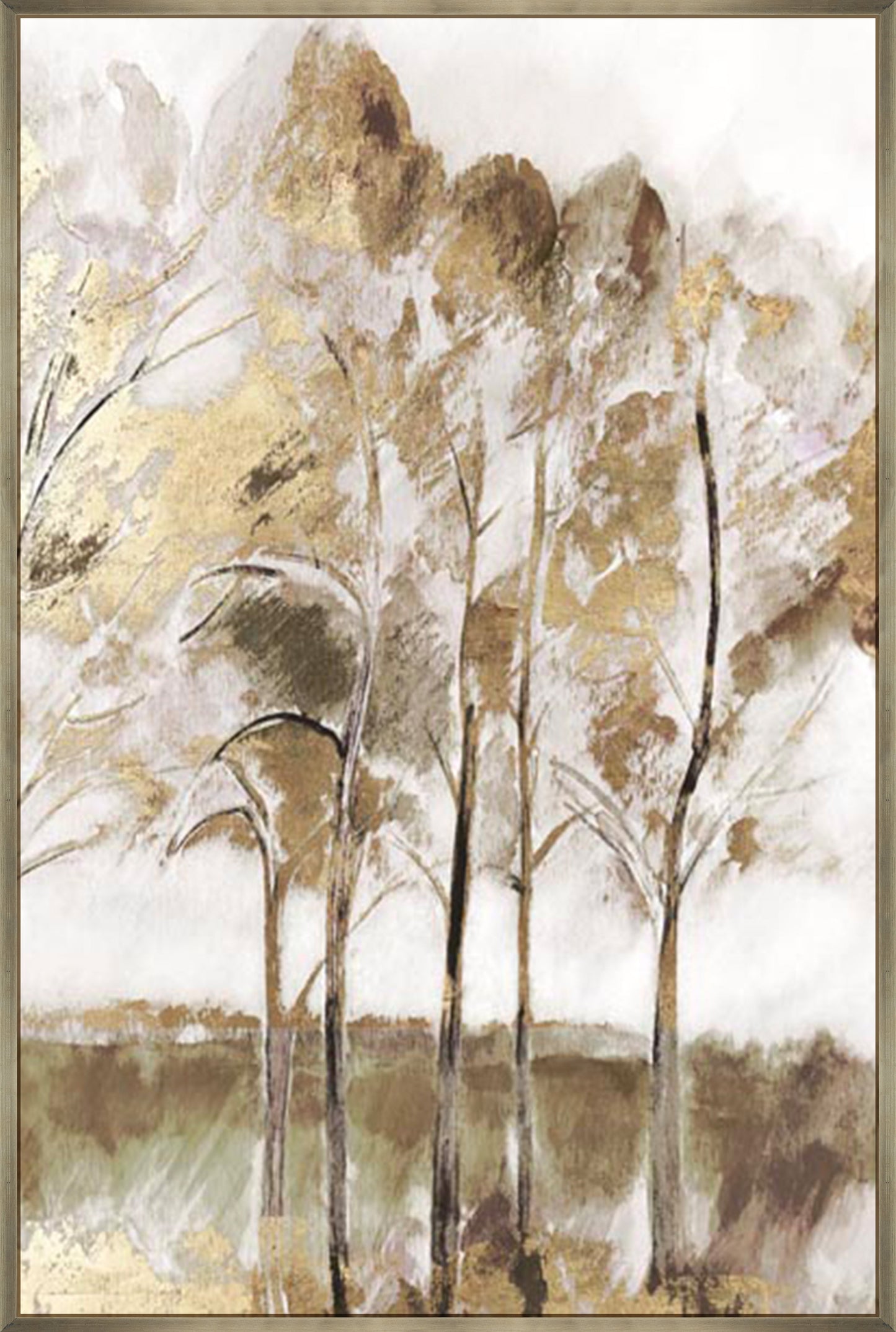 Golden Majestic Winds I - Embellished Canvas - In Stock