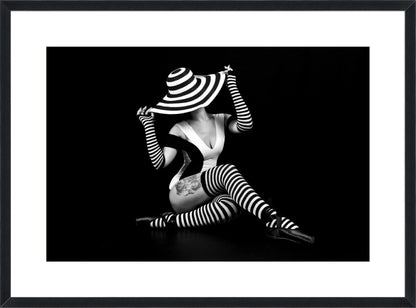 Couture Stripes - 10cm Mount Board