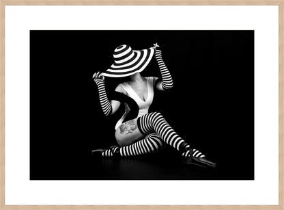 Couture Stripes - 10cm Mount Board