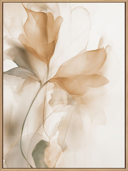 Floral Transparency I - Canvas - In Stock