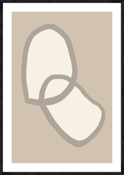 Shape 10 - 5cm White Border