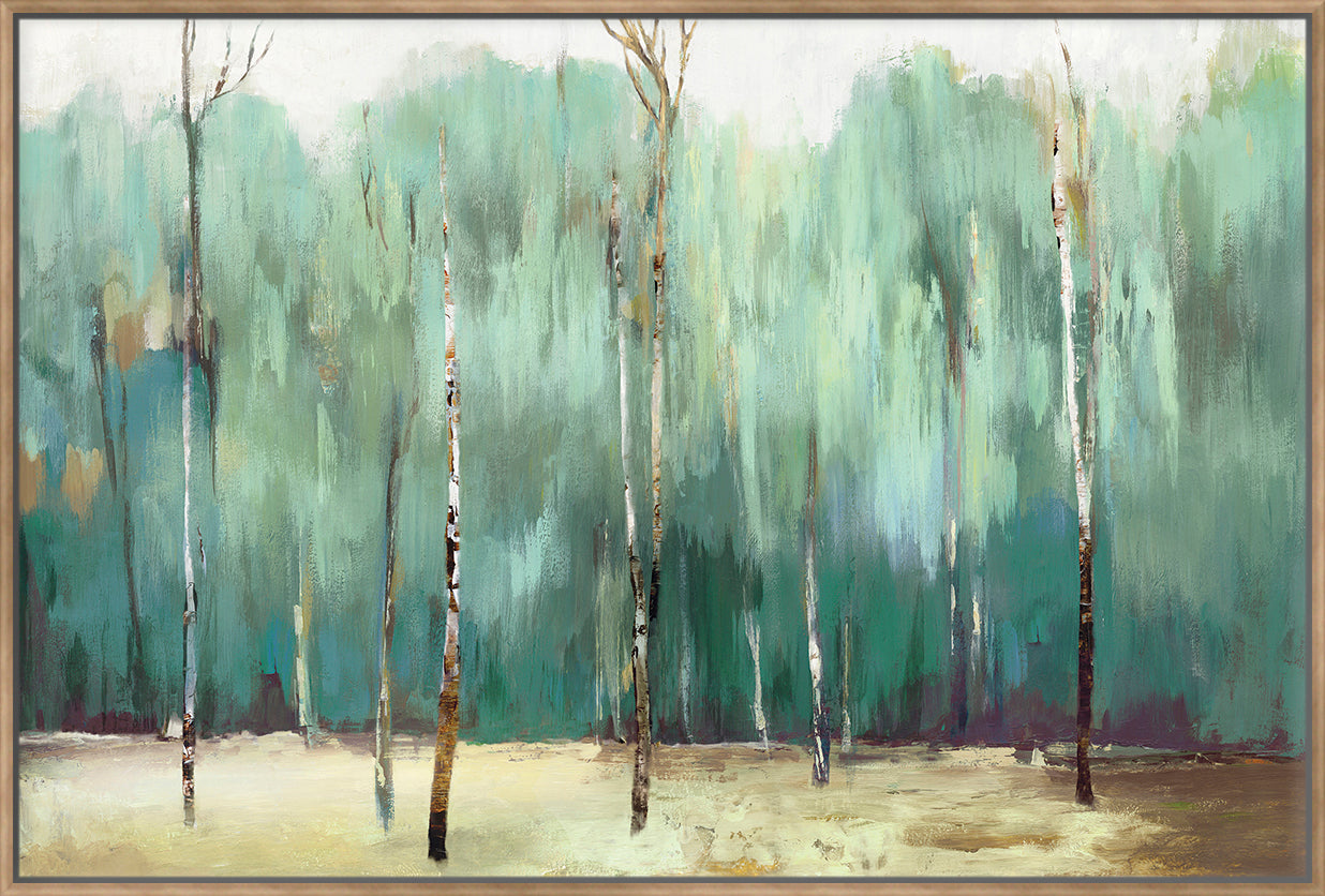 Teal Forest - Canvas