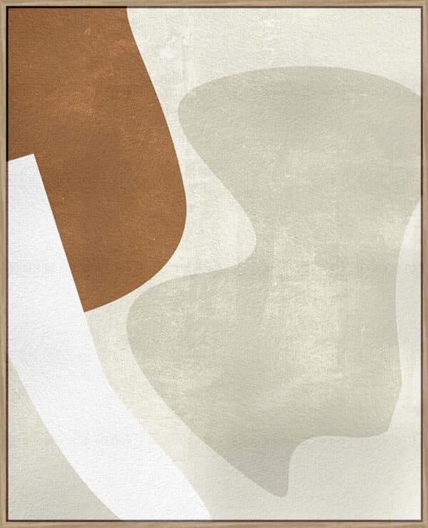 Beige Structure II - Canvas