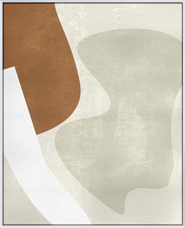 Beige Structure II - Canvas - Image 3