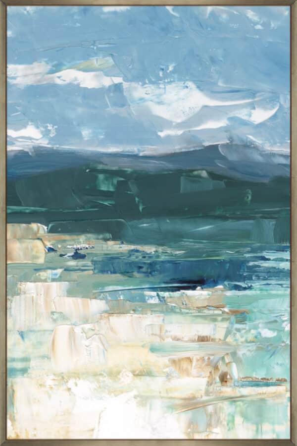 Cool Blue Horizon II - Canvas