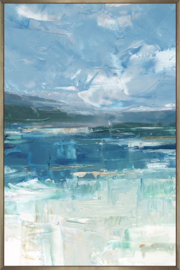 Cool Blue Horizon III - Canvas