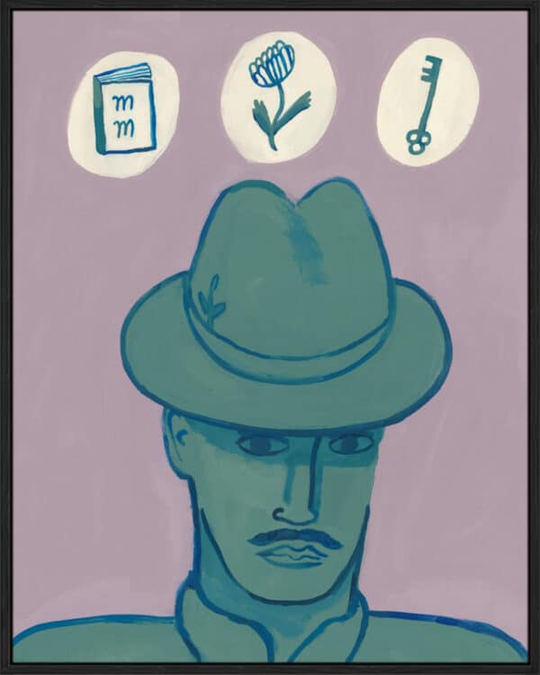 3 Clues for Detective Belmont - Canvas - Image 2