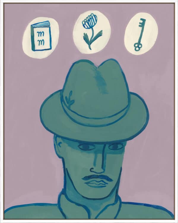 3 Clues for Detective Belmont - Canvas - Image 3