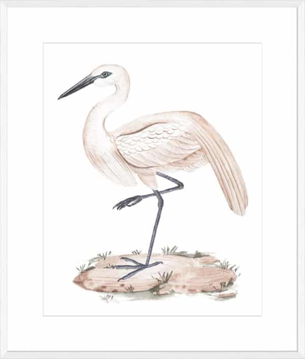 A White Heron III - 10cm Mount Board - Image 3