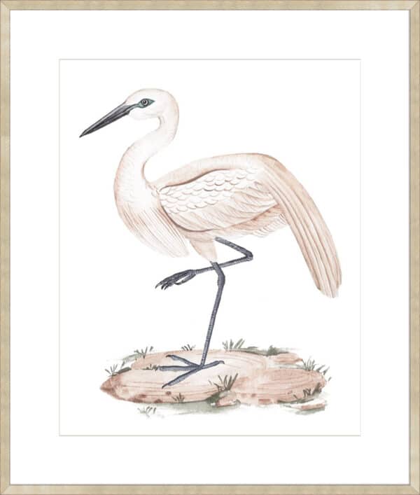 A White Heron III - 10cm Mount Board - Image 4