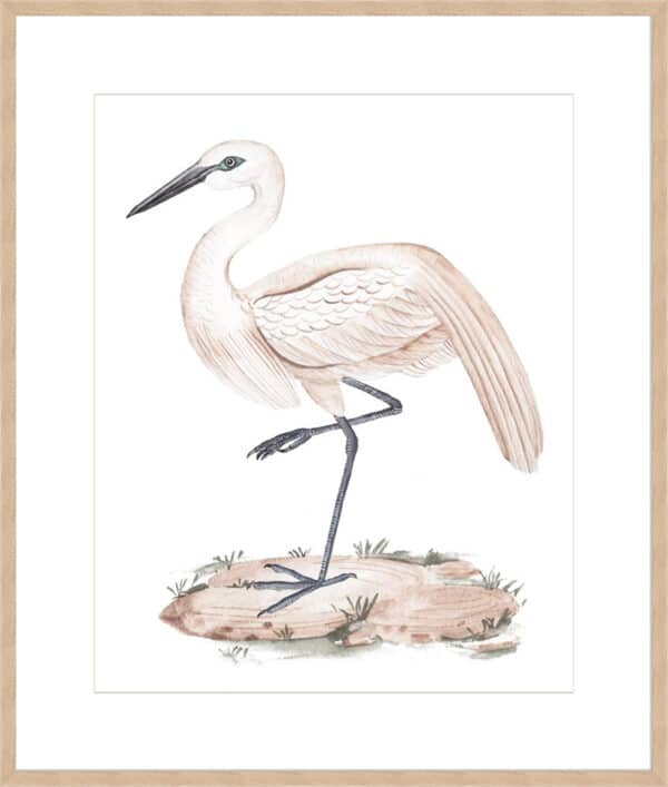 A White Heron III - 10cm Mount Board - Image 5