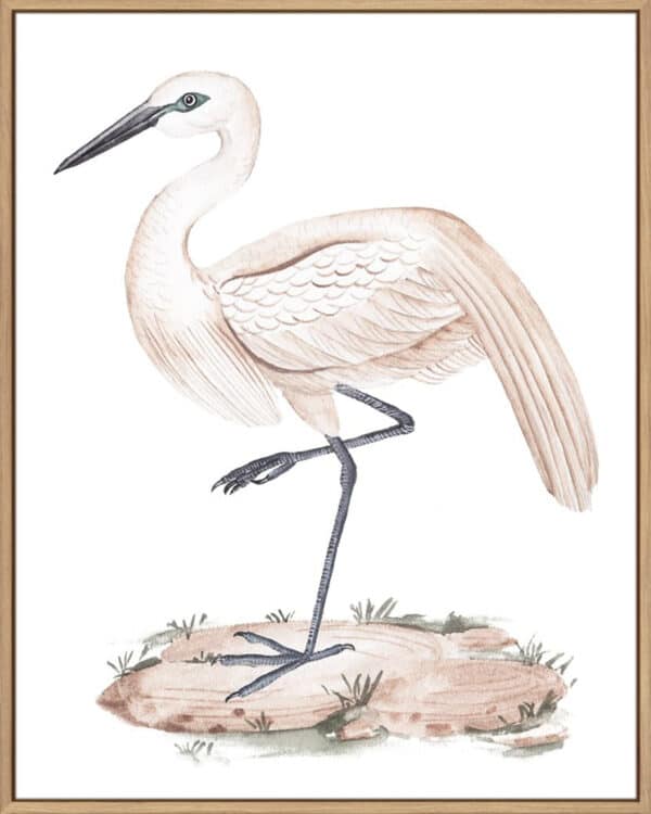 A White Heron III - Canvas - Image 4