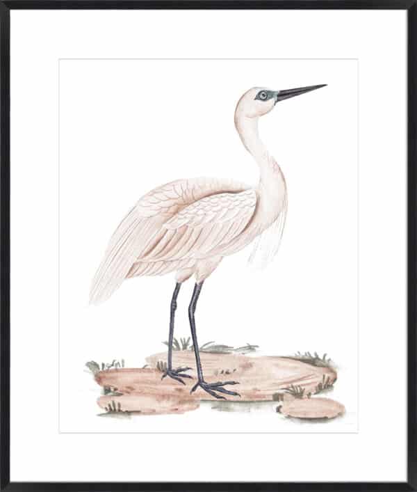 A White Heron II - 10cm Mount Board - Image 2