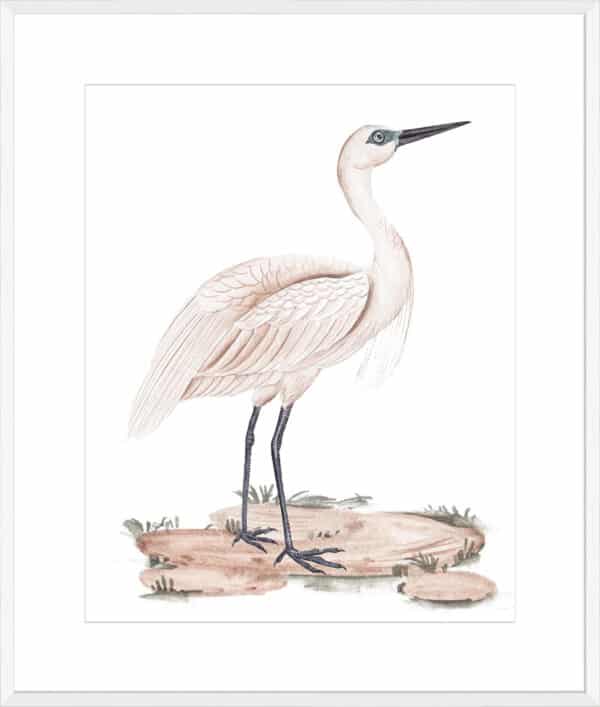 A White Heron II - 10cm Mount Board - Image 3