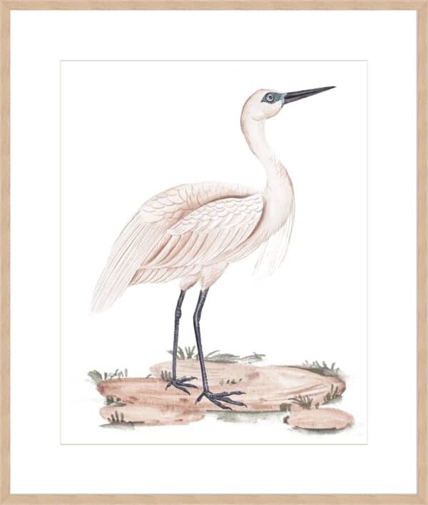 A White Heron II - 10cm Mount Board - Image 5