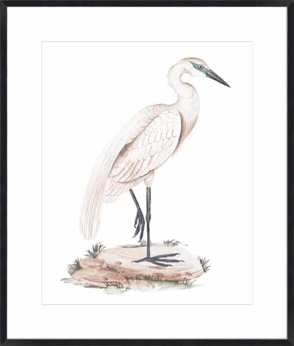 A White Heron IV - 10cm Mount Board - Image 2