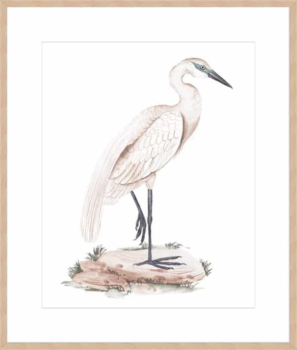 A White Heron IV - 10cm Mount Board - Image 5