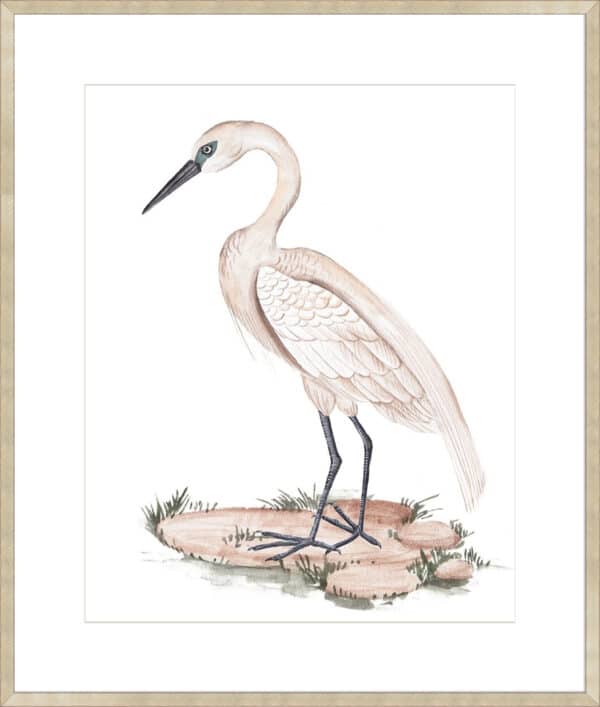 A White Heron I - 10cm Mount Board - Image 5