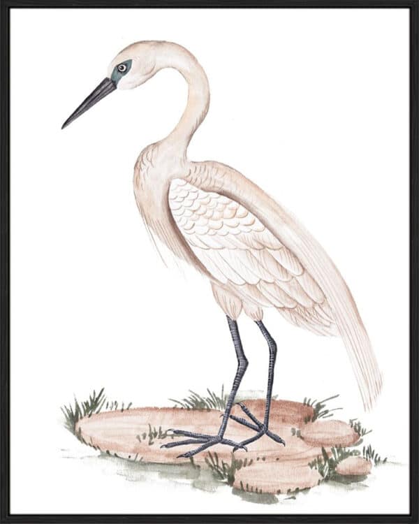 A White Heron I - Canvas - Image 2