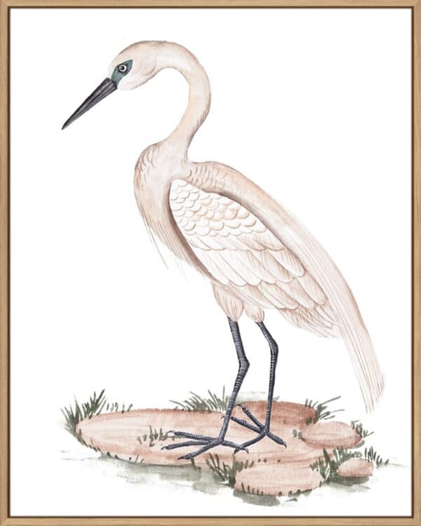 A White Heron I - Canvas - Image 3