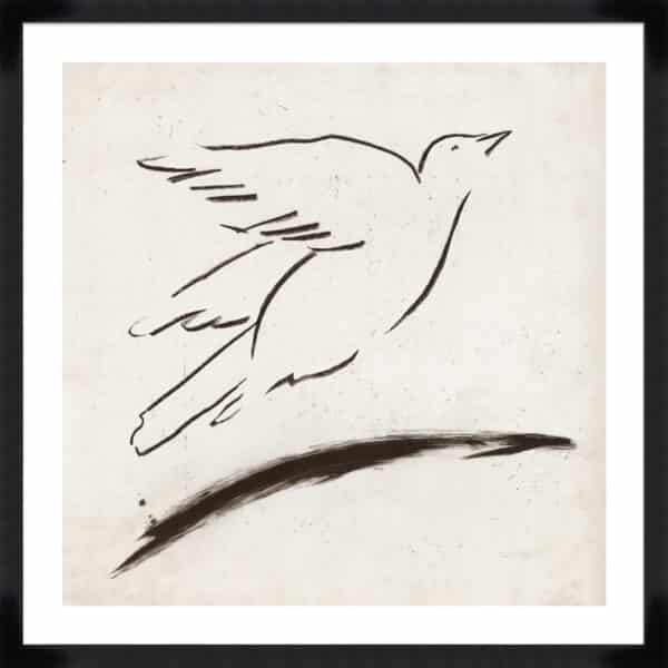 Bird II – Mini - 5cm White Border