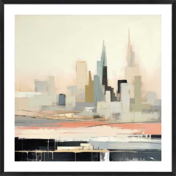 Colored Urban City II - 5cm White Border - Image 4