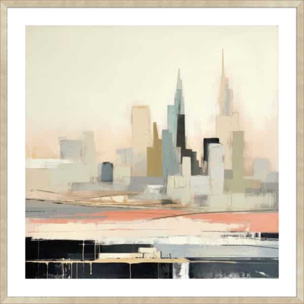 Colored Urban City II - 5cm White Border - Image 2