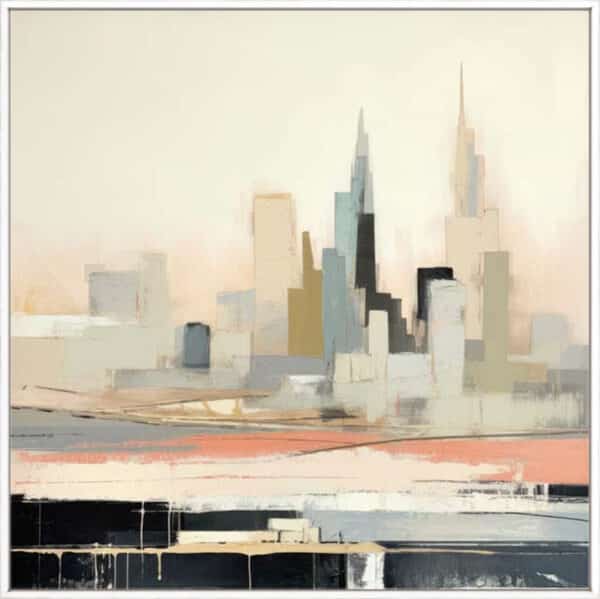 Colored Urban City II - Canvas - Image 3