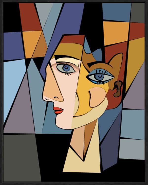 Cubist Face - Canvas