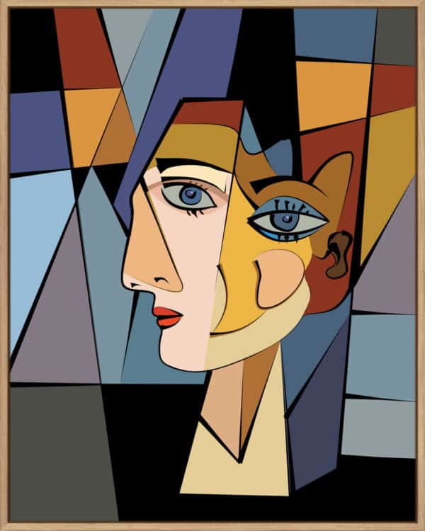 Cubist Face - Canvas - Image 3