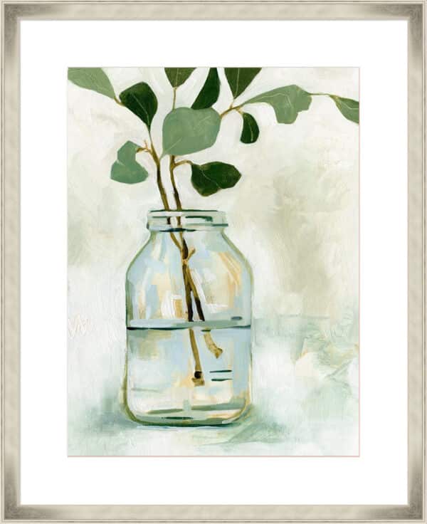 Eucalyptus Branch Still Life II - 10cm Mount Board - Image 2