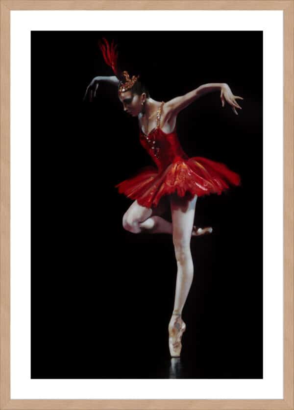 Flamingo Dancer - 5cm White Border - Image 3