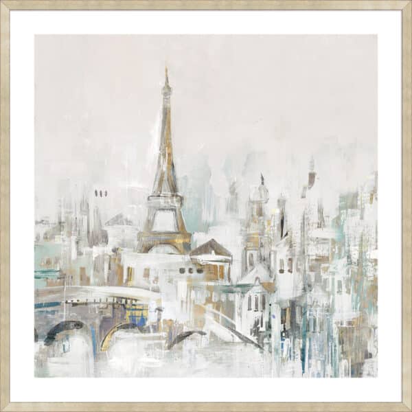 Golden Paris I - 5cm White Border