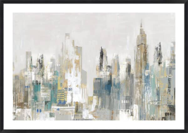 Golden Winter City II - 5cm White Border - Image 4