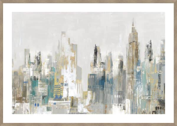 Golden Winter City II - 5cm White Border - Image 3