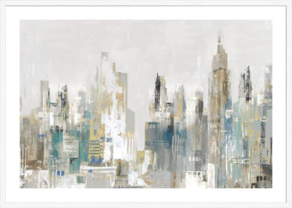 Golden Winter City II - 5cm White Border - Image 2