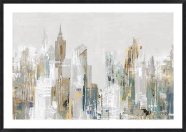 Golden Winter City I - 5cm White Border - Image 4