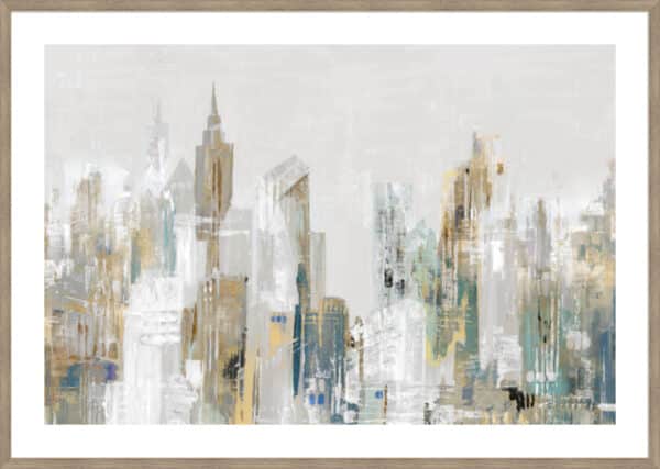 Golden Winter City I - 5cm White Border - Image 3