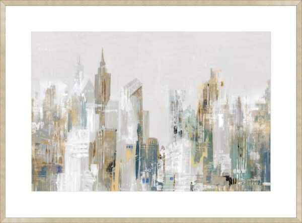 Golden Winter City I - 10cm Mount Board