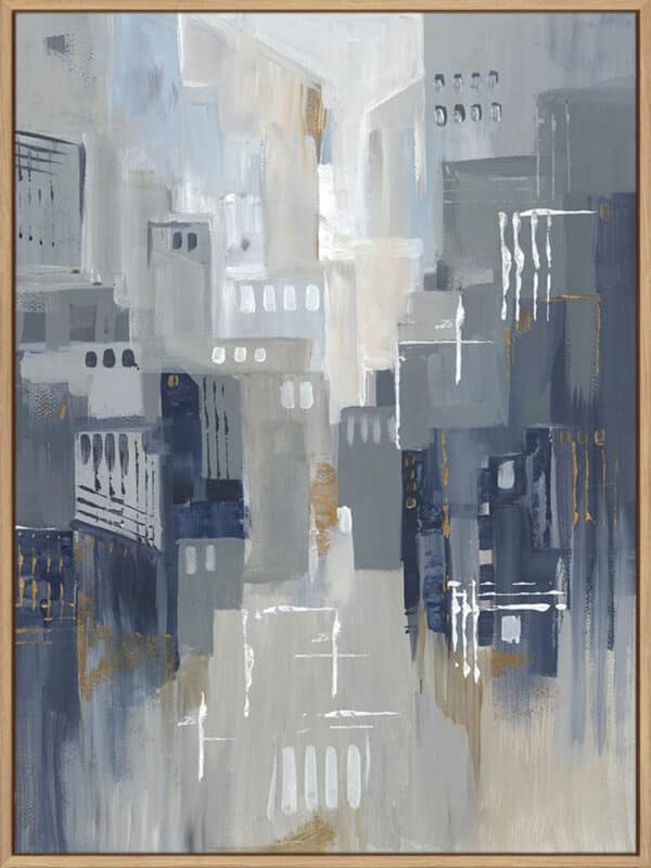 Indigo City II - Canvas