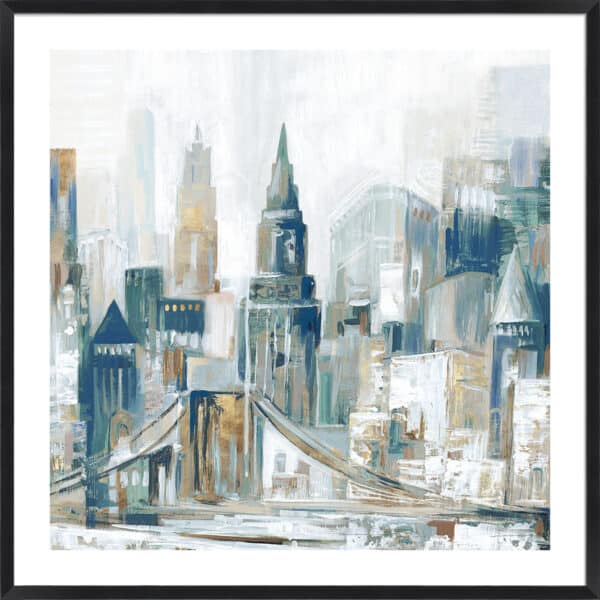 Indigo New York I - 5cm White Border - Image 3