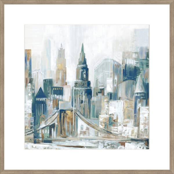 Indigo New York I - 10cm Mount Board