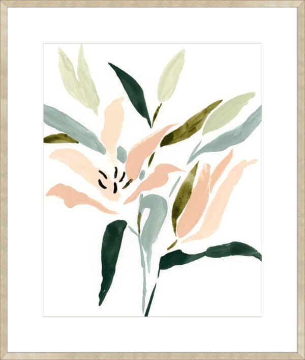 Lily Abstracted II - 10cm Mount Board - Image 2