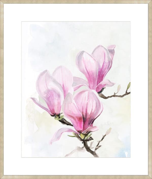 Magnolia Blooms II - 10cm Mount Board - Image 3