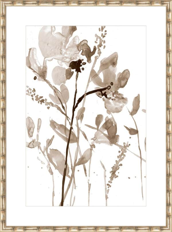 Neutral Floral Overlay II - 10cm Mount Board - Image 4