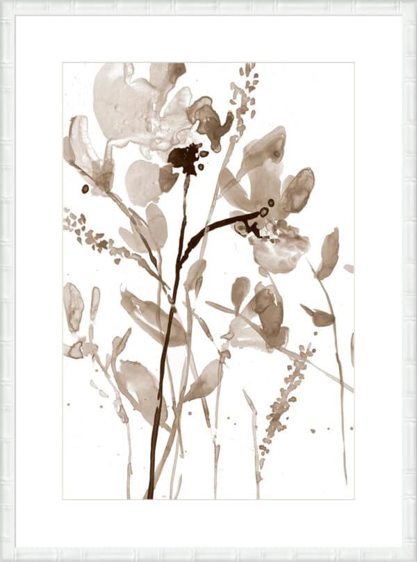 Neutral Floral Overlay II - 10cm Mount Board - Image 5