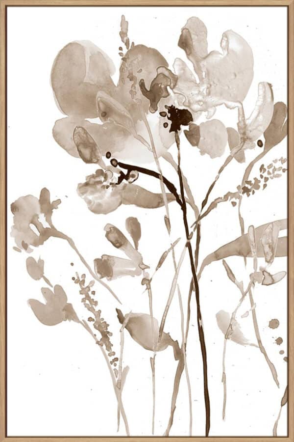 Neutral Floral Overlay I - Canvas - Image 2