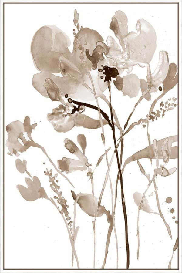 Neutral Floral Overlay I - Canvas - Image 3