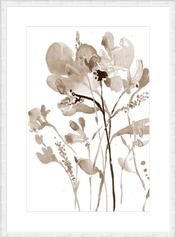 Neutral Floral Overlay I - 10cm Mount Board - Image 5