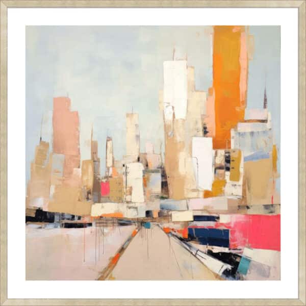 New York, Color Block II - 5cm White Border - Image 4